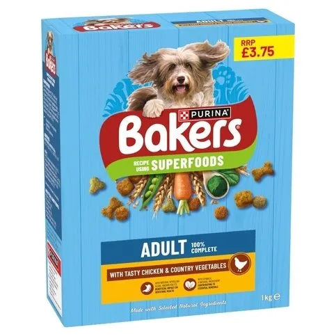 Bakers Adult with Tasty Chicken & Country Vegetables 1kg