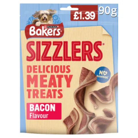 Bakers Sizzlers Bacon Flavour 90g