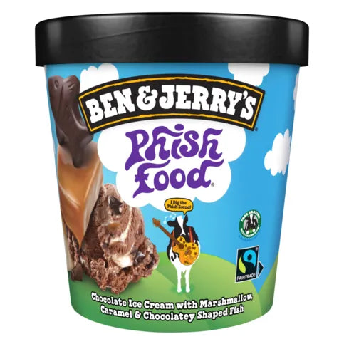 Ben & Jerry's Phish Food Ice Cream Dessert Tub 465ml - Premier Ravensdale