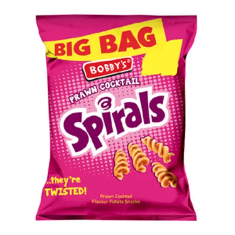 Bobbys Spirals Prawn Cocktail 63g