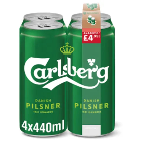 Carlsberg Danish Pilsner 4 x 440ml