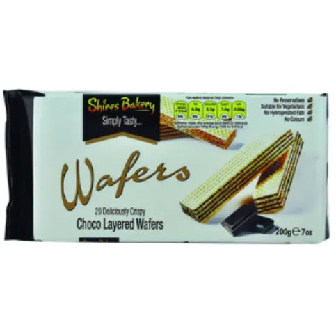 Shires Chocolate Layered Wafers 200g