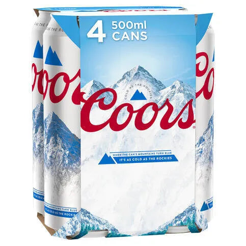 Coors 4 x 500ml