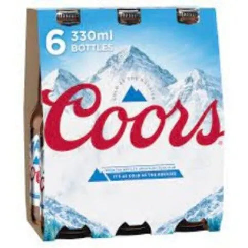 Coors 6pk 330ml