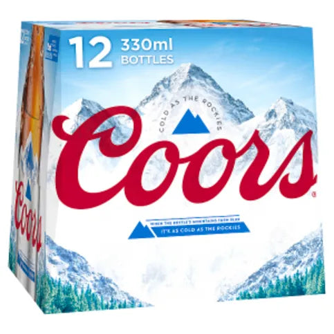Coors Lager Beer 12 x 330ml