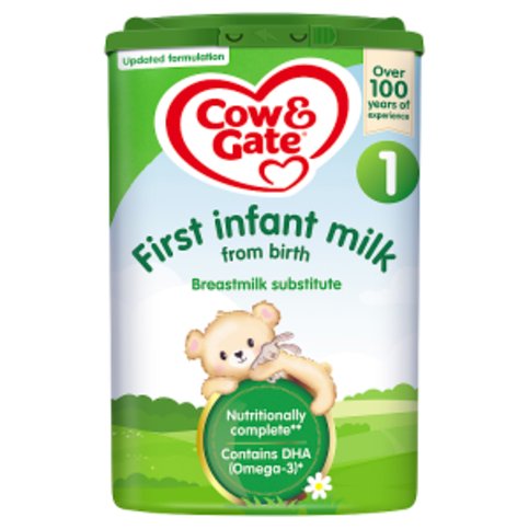 Cow & Gate 1 First Baby Milk Formula From Birth 800g - Premier Ravensdale