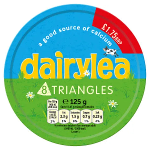 Dairylea Triangles 8 x 15.63g (125g)