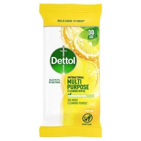 Dettol Multipurpose Wipes 30 Pack