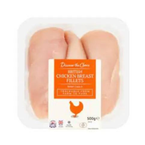 Discover the Choice British Chicken Breast Fillets 500g