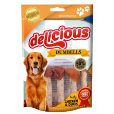 Chicken & Duck Dumbell Treat 8 Pack