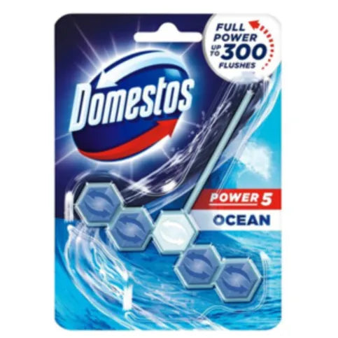 Domestos Power Ocean Toilet Flushes 55g