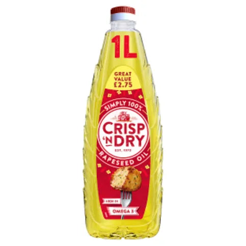 Crisp 'n Dry Rapeseed Oil 1 Litre