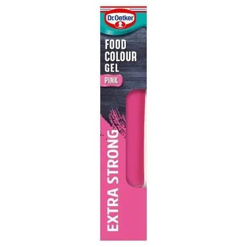 Dr. Oetker Pink Extra Strong Food Colour Gel 15g