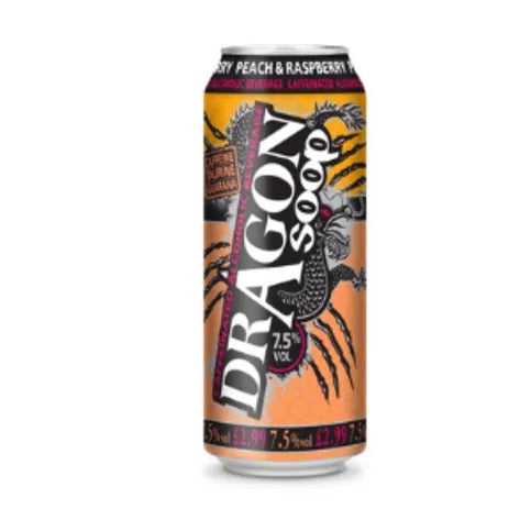 Dragon Soop Peach & Raspberry 500ml