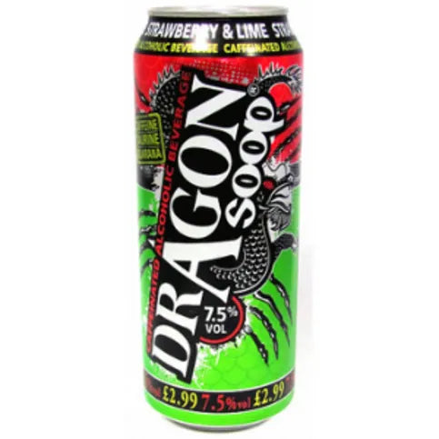 Dragon Soop Strawberry & Lime 500ml