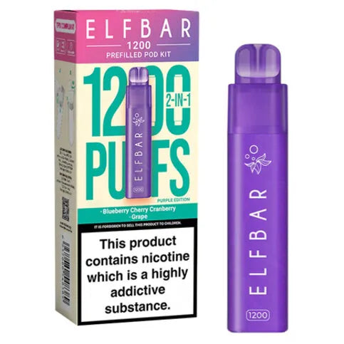 Elfbar 1200 2-in-1Purple Edition
