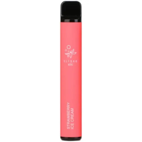 Elf Bar 600 Disposable Strawberry Ice Cream 20mg