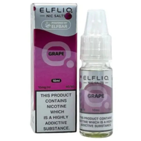 ELFLIQ Nic Salts E-liquids 10mg/ml Grape
