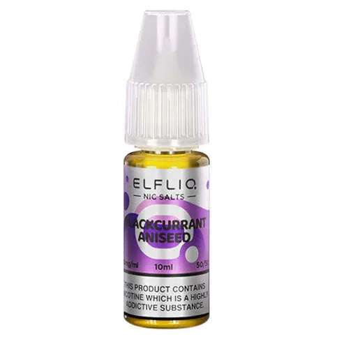 Elfliq Nic Salts Blackcurrant Aniseed 10mg/10ml