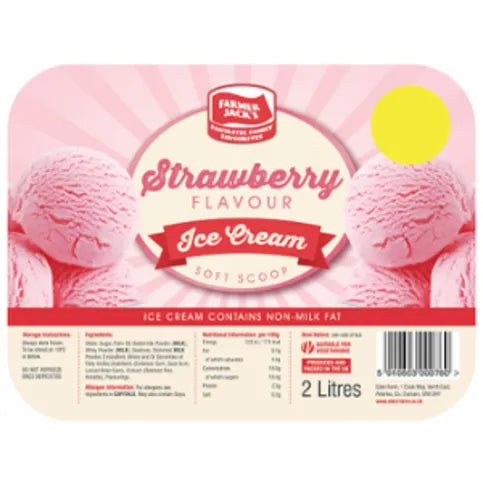 Farmer Jack Strawberry Ice Cream 2L