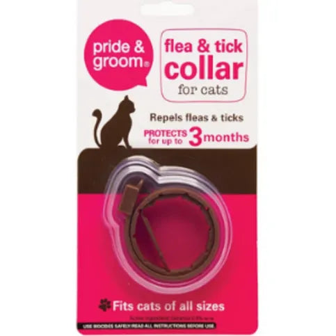 Pride & Groom Flea & Tick Collar for Cats