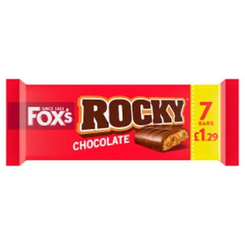 Fox's Rocky Chocolate Bars 7 x 19g (133g)