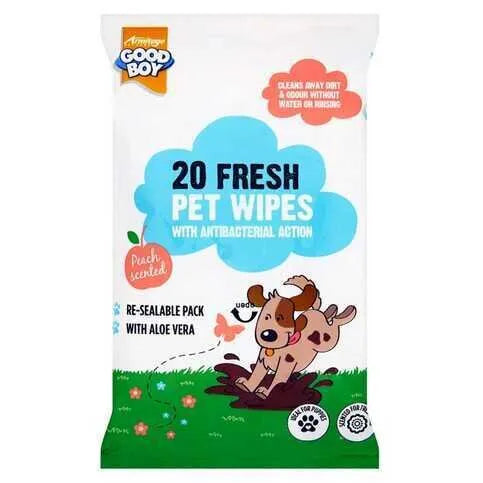 Good Boy Pet Wipes 20 Pack