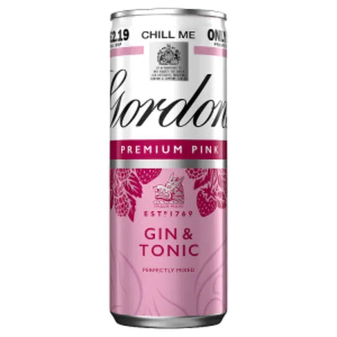 Gordon's Premium Pink Gin & Tonic 250ml