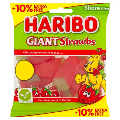 HARIBO Giant Strawbs 154g