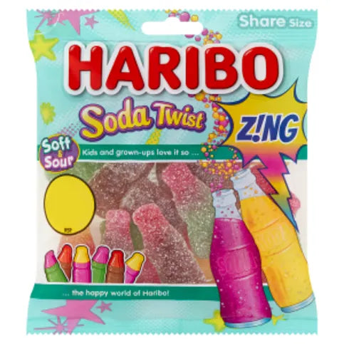 HARIBO Soda Twist Z!NG 160g