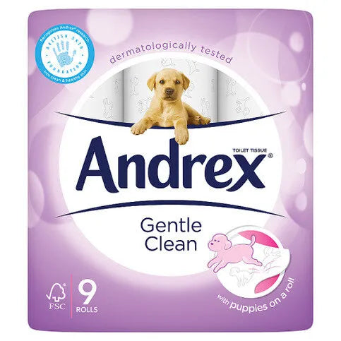 Andrex Gentle Clean 9 Pack