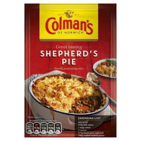 Colman's Shepherd's Pie Recipe Mix 50g