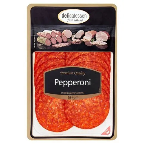 Delicatessen Fine Eating Pepperoni 20 Slices 90g