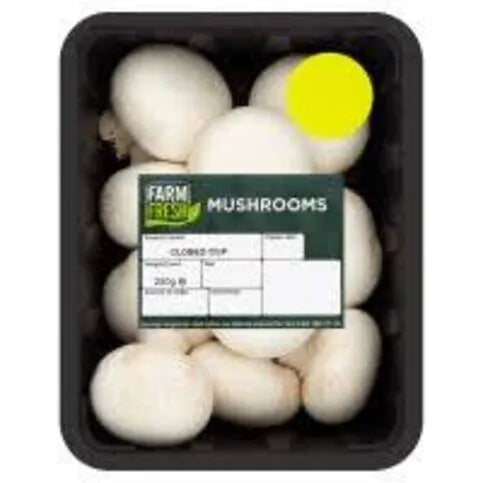 Farm Fresh British Mushrooms 250g
