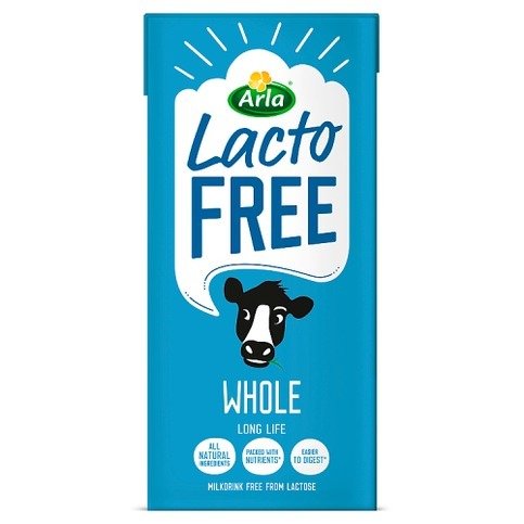 Arla Lactofree Whole Long Life Milkdrink 1L