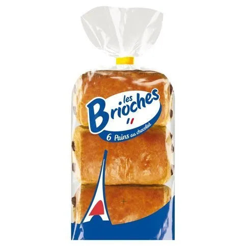 Les Brioches 6 Pains au Chocolat 270g