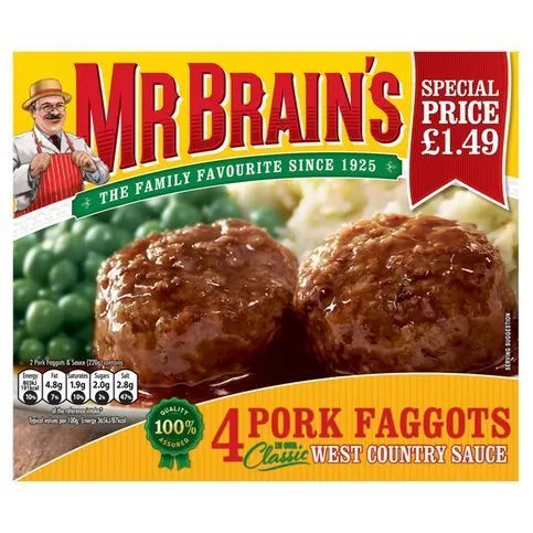 Mr Brians Pork Faggots 439g