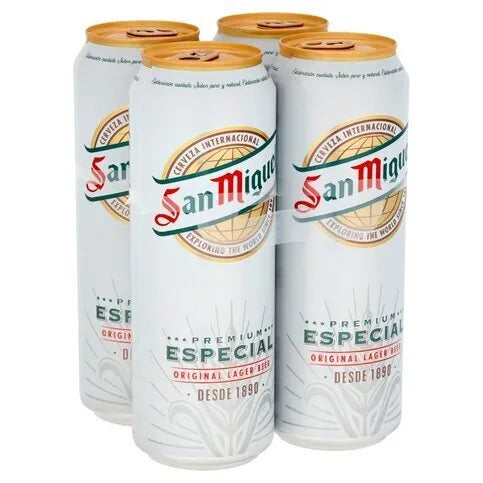 San Miguel Premium Lager Beer 4 x 568ml