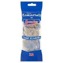 The Essentials by Spontex Tough Scourers x 4