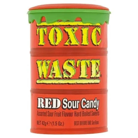 Toxic Waste Red Sour Candy 42g