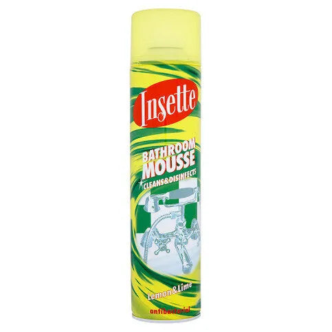 Insette Bathroom Mousse Lemon & Lime Antibacterial 600ml