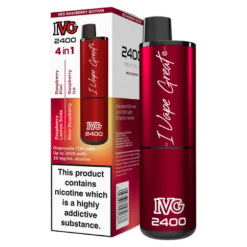 IVG 2400 4 in 1 Red Raspberry Edition