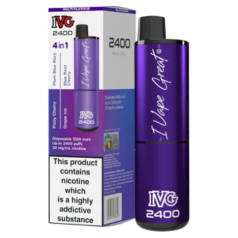 IVG 2400 Purple Edition 4 Flavours In 1