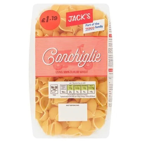 Jacks Cinchiglie Pasta 500g