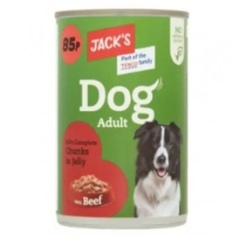 Jacks Dog Beef With Jelly 415g