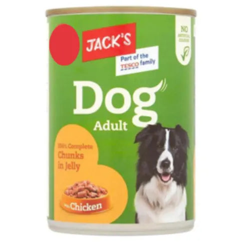 Jacks Dog Chicken Jelly 415g