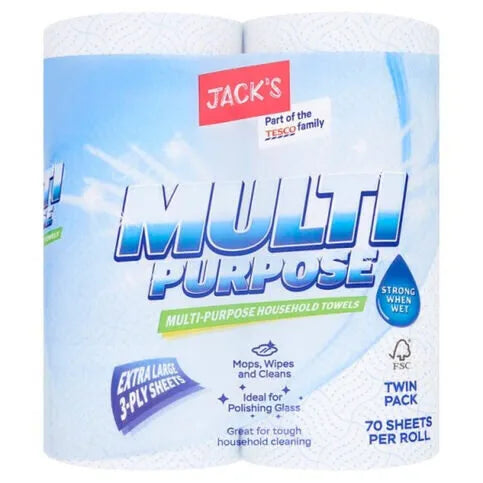 Jack's Multi-Purpose Household Towels 2 Pack