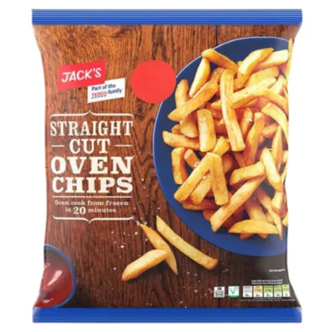 Jacks Straight Cut Chips 750g