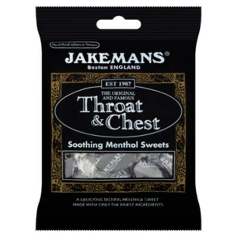 Jakemans Throat And Chest Soothing Menthol Lozenges 73g