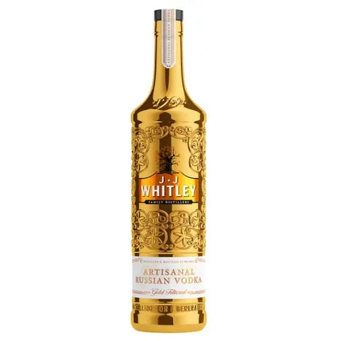 J.J Whitley Gold Artisanal Vodka 70cl